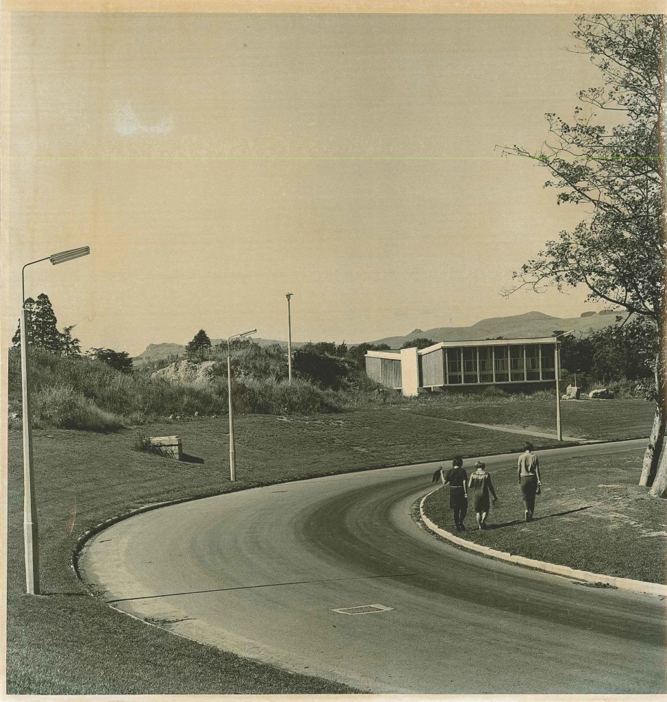 Completed Computer Centre view from University Drive - 1968